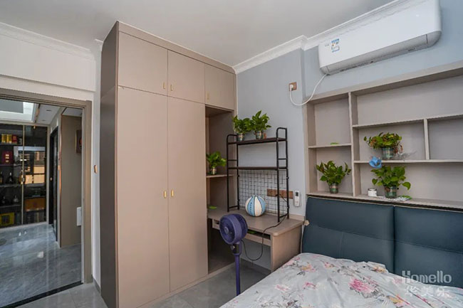 136㎡簡(jiǎn)約四居，質(zhì)感拉滿(mǎn)橫廳布局，肉眼可見(jiàn)的舒適恬靜樂(lè)居